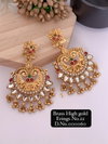 2 Earrings Brass High Gold Jumka Butti Wholesale Price In Surat
